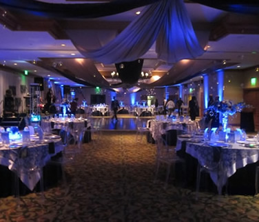 Rent uplighting for elegant ambiance